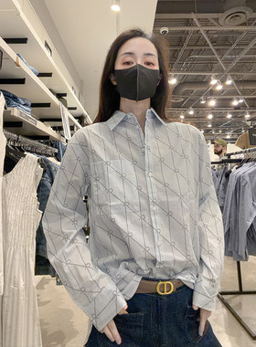 CK女士长袖衬衫宽松款