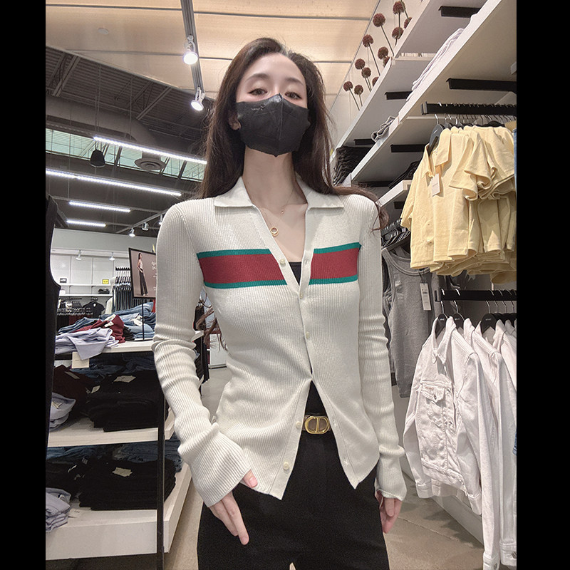 CalvinKlein女士翻领针织开衫图片