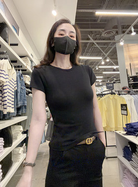 CalvinKlein女士圆领短袖T恤