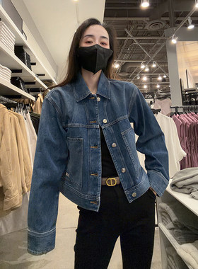 CK女士新款牛仔夹克外套