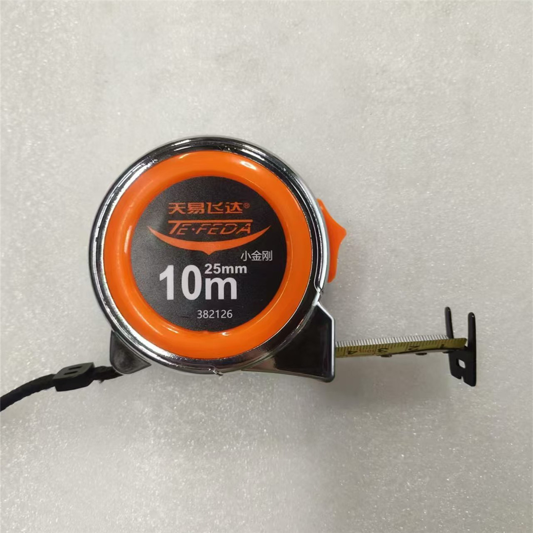 天易飞达5米*25mm黑皮护套卷尺