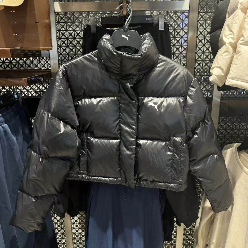 Puma彪马女短款立领羽绒外套保暖