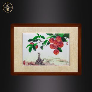 品粤广绣粤绣刺绣非遗工艺品客厅手工装饰品商务纪念品伴手礼