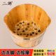 泡脚木桶实木香柏木泡脚按摩桶家用泡脚桶过小腿泡脚盆木质洗脚盆