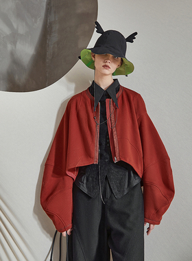 日着原创设计女装2025冬季新款休闲小个子宽松绒感针织纯色短外套