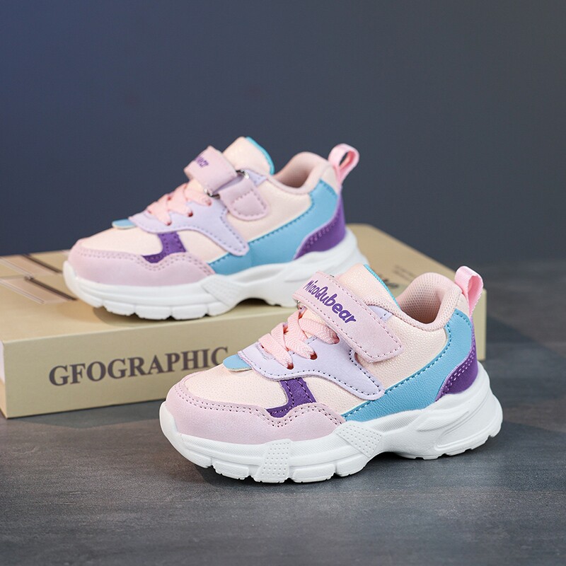 Ginofu2025春季新款男女童运动鞋防滑耐磨休闲鞋儿童跑步鞋