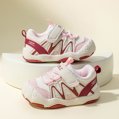 Ginofu机能鞋2026年春季双网透气新款学步鞋软底男女婴幼儿鞋子