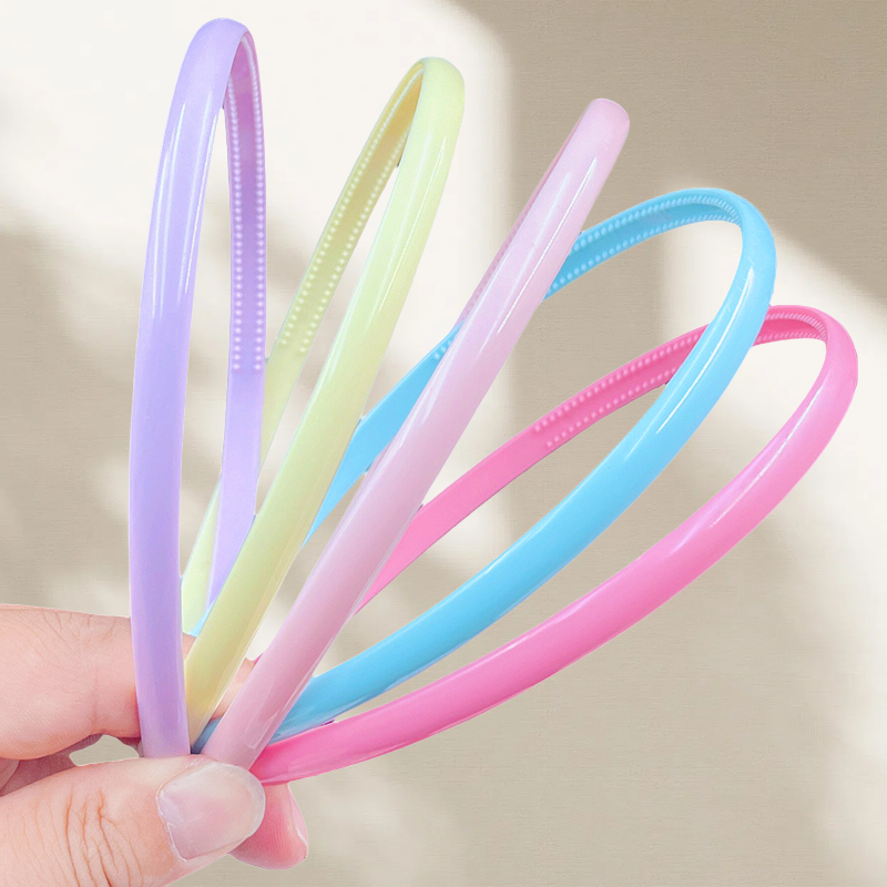 纯色简约韩版卡通头箍学生发箍