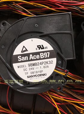 SANYO鼓风机9BMB24P2K01/05/08/09/22 1.62A散热风扇9733 24V