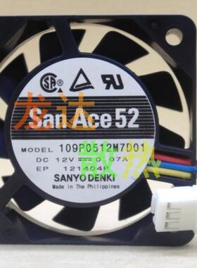 原装SANYO Micoro Ace15 散热风扇 109P0512M7D01 5CM 12V 0.07A