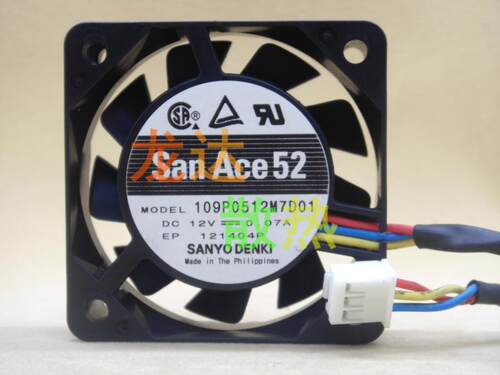 原装SANYO Micoro Ace15 散热风扇 109P0512M7D01 5CM 12V 0.07A