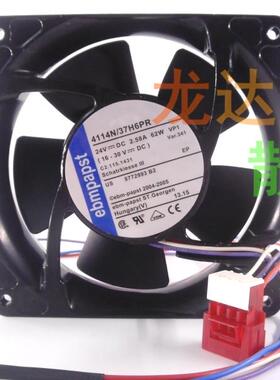 全新现货 4114N/37H6PR 变频器散热风扇 24V 62W 12038