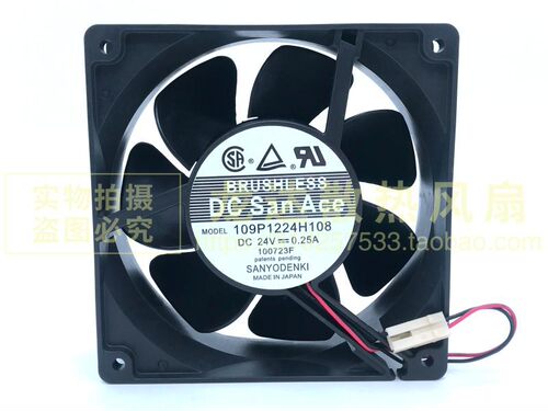 正品原装SANYO 109P1224H108 24V 0.25A 12038 变频器散热风扇