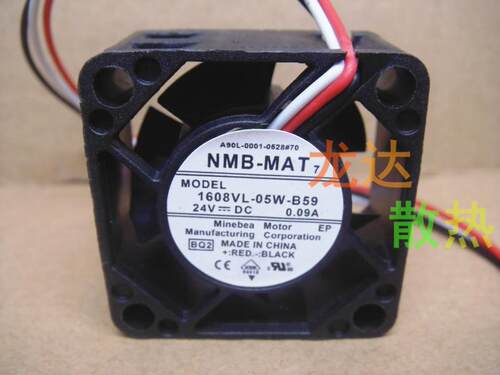 全新原装正品NMB-MAT7 1608VL-05W-B59 24V 0.09A 3线变频器风扇