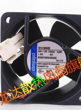全新散热风扇 614NHHR A5E01052493AE 24V 125mA 3.0W驱动器风扇