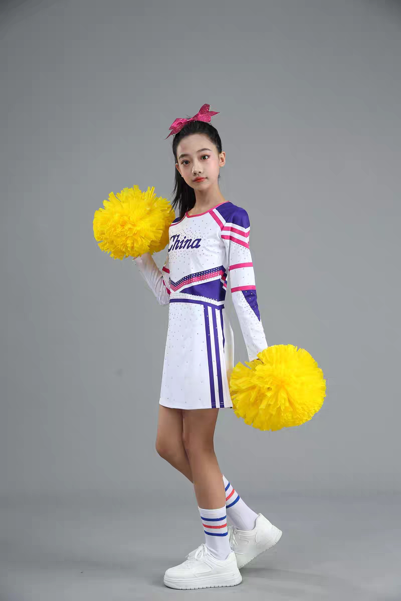 儿童啦啦操比赛演出服装中小学生男女拉拉队服成人竞技健美操服装