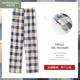 女春秋款 休闲长裤 纯棉家居裤 全棉格子大码 春夏季 芬腾可可外穿睡裤