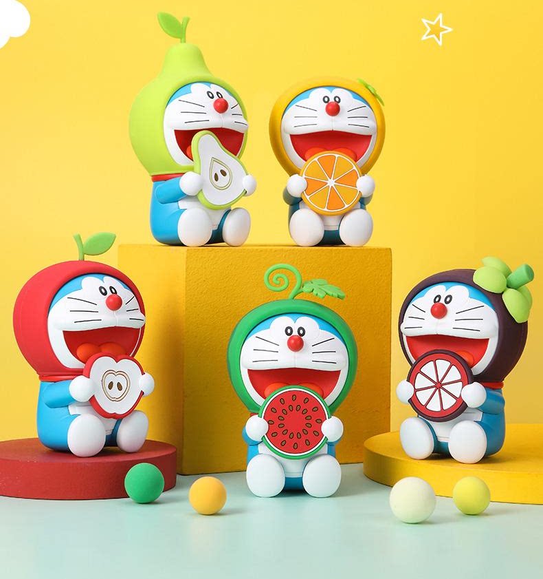 正哆啦a梦水果香薰卡通创意香水车用香膏车载摆件生日情人节礼物