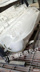 玻璃冷凝器冷凝管蛇形冷凝直径30厘米长1米三层盘簧口径可选定做