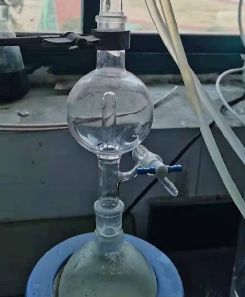 溶剂重蒸装置溶剂蒸馏头加热重蒸冷却250ml500ml可定做