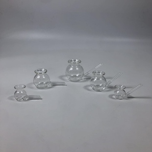 高硼硅玻璃称量壶称样壶平底称量勺称量壶50ml102550ml毫升倒液管