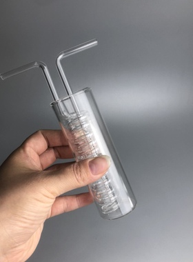 定做蛇形冷凝管冷却筒管径可选102030405060708090mmcm耐高温玻璃