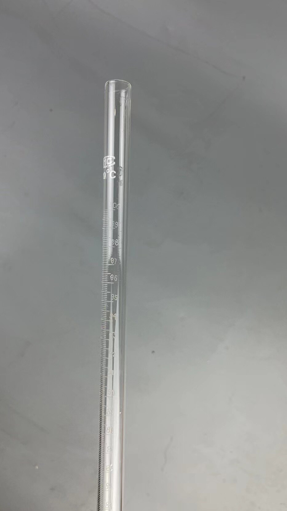加长精密量筒 1米左右高度 100毫升分度0.1ml玻璃量筒石蜡不褪色