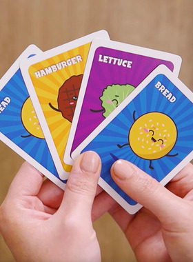 family game Fast-Paced Card Slapburger  kids Classroom toys