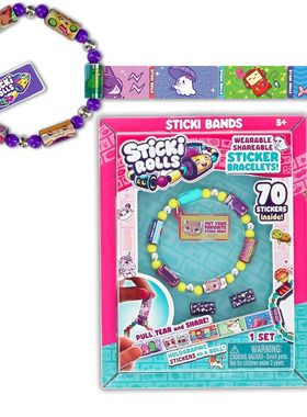 Sticker rolls bands Wearable Shareable Sticker Toy Bracelet