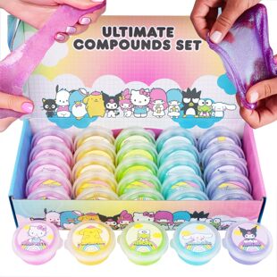 Ultimate Slime Set 24-Pack Scented Glitter Slimes Mini Slime