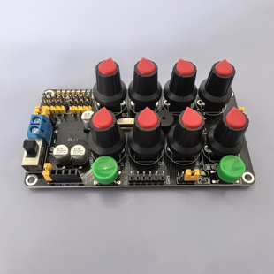 8路旋钮舵机控制板/控制器带过载保护电路板/操作简单不用连电脑