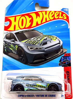 Hotwheels风火轮小跑车26BHC合金车模C4982西雅特CUPRA E-RACET