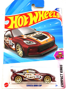 Hotwheels风火轮24M25JD合金车模C4982丰田TOYOTA GR86 CUP
