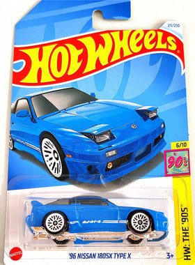 Hotwheels风火轮24M合金车模C4982尼桑96NISSAN日产180SX TYPE X