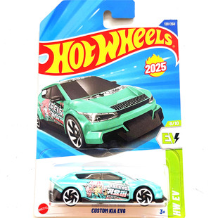 Hotwheels风火轮小跑车25LF车模C4982起亚CUSTOM KIA EV6新能源