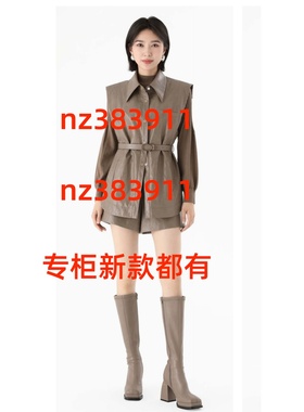 PAIPUER拍普儿2025冬款国内专柜正品皮裤PD83023T4吊牌599