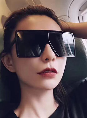 太阳镜夹脸遮阳防风复古女