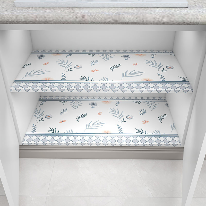 橱柜厨房防油贴纸防水自粘加厚耐高温灶台台面桌面墙纸抽屉垫家用