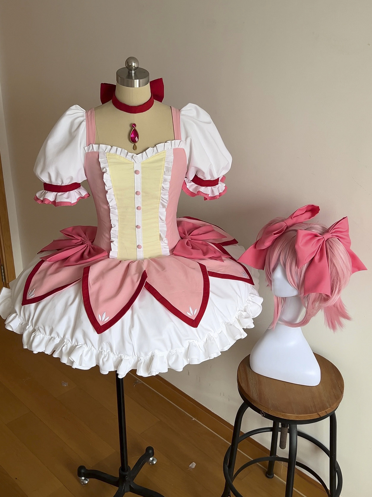 鹿目圆cosplay小圆战斗服cos魔法少女小圆现货 亚美次元