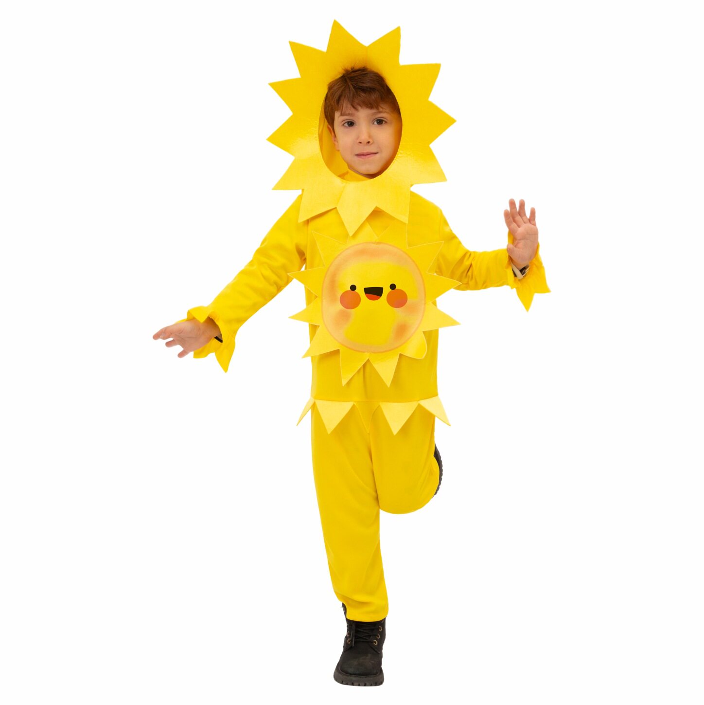圣诞节儿童演出植物太阳花cos服