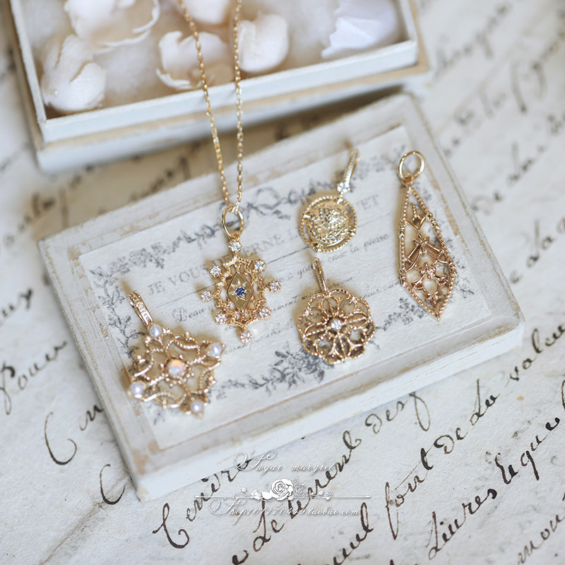 Traum.梦婳珍藏 超精美日系镂空雕花925纯银吊坠 多款可选