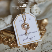 时迁留影 temps 温柔娴静天然白蝶贝天然珍珠925纯银镀金项链