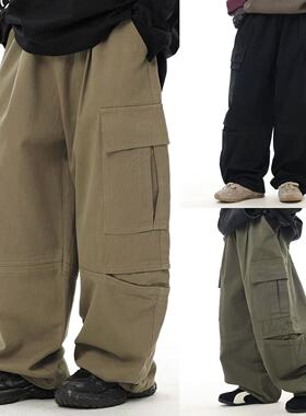 日系男童长裤2026春季新品帅气男宝百搭直筒裤中小童时尚工装裤潮