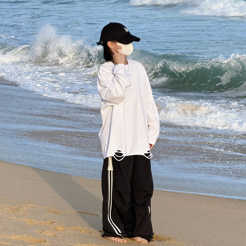 宝多童装儿童白色打底衫2026春男童长袖T恤中大童体恤胖宝宝上衣,童装/婴儿装/亲子装,T恤,淘宝优惠券,粉丝福利购,淘宝优惠卷