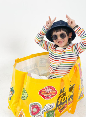 25新款宝宝条纹棉质针织长袖短袖T恤男女儿童卫衣打底衫休闲上衣