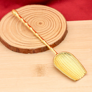 簸箕茶勺茶匙长柄单个茶铲茶具配件取茶叶勺子泡茶工具工艺品礼品