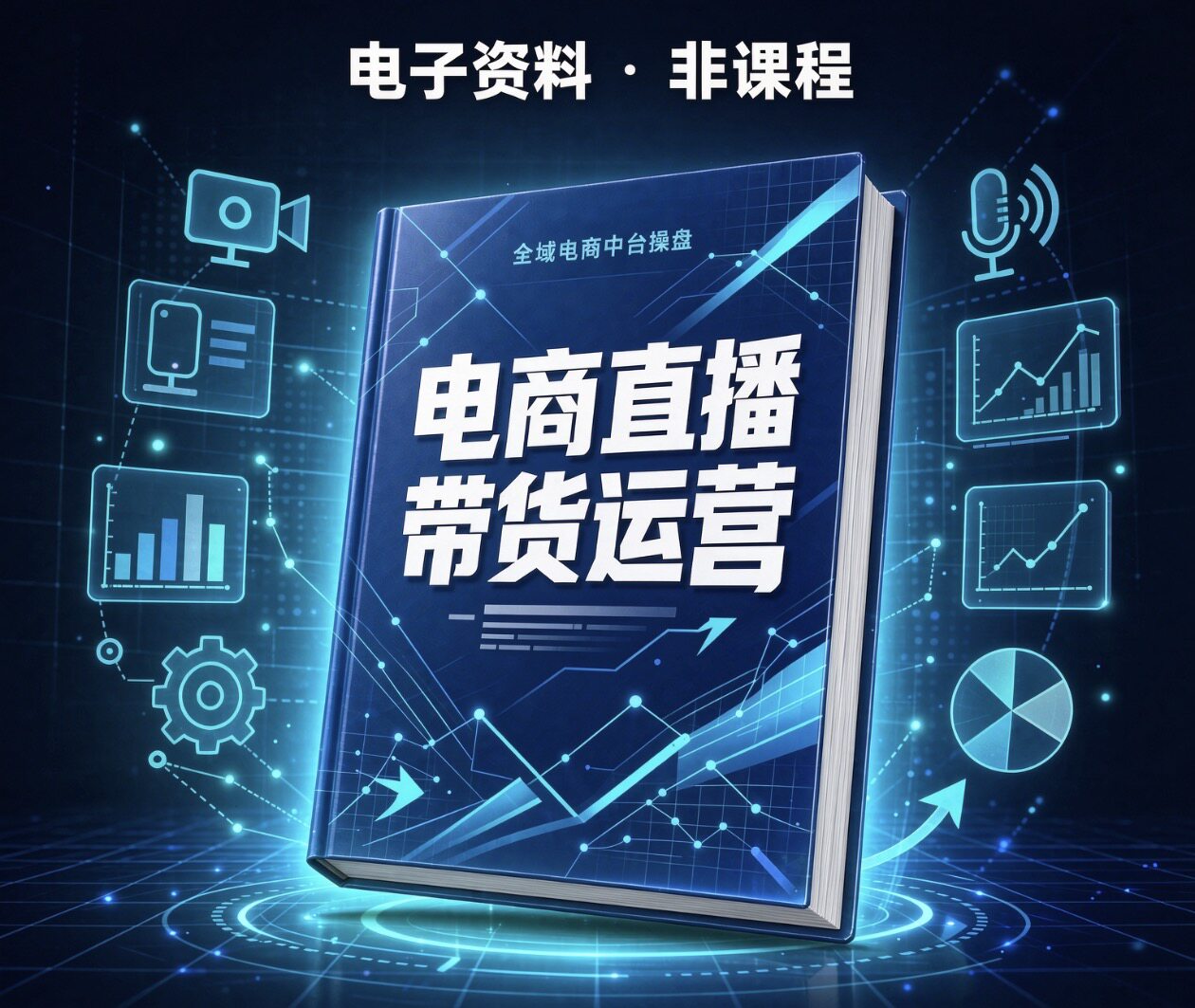 电商直播带货运营手册(电子资料非课程)全域电商中台操盘自媒体