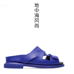 特价现货专柜正品 camper/看步女士紫色平底凉拖鞋女 K200637-002