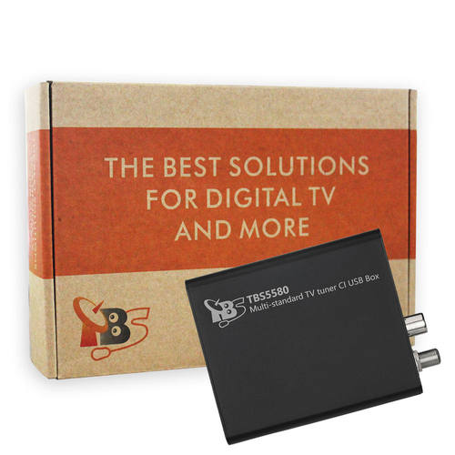 TBS5580接收盒CI多标准调谐器TBS-5580电脑以太网数字TV USB Box