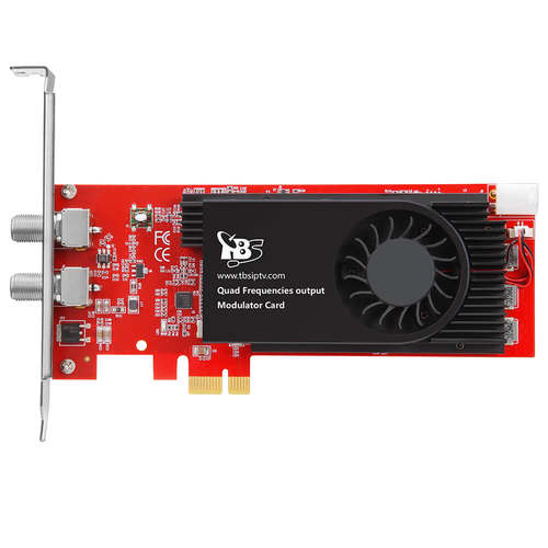 TBS6214 ISDB-4路PCIe调制卡TBS-6214电视接收卡数字电脑解码卡